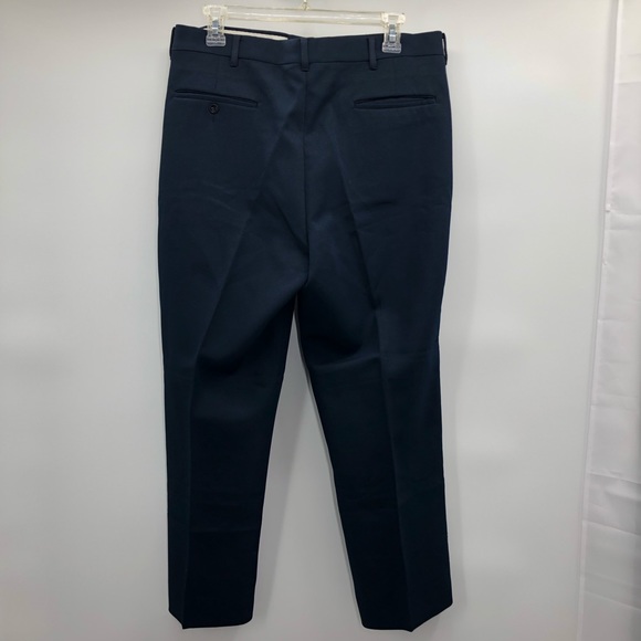 Vintage Comfort Action Flex Pants Mens 34x26 Used Blue Short - Picture 2 of 10